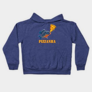 Piranha or pizzanha Kids Hoodie